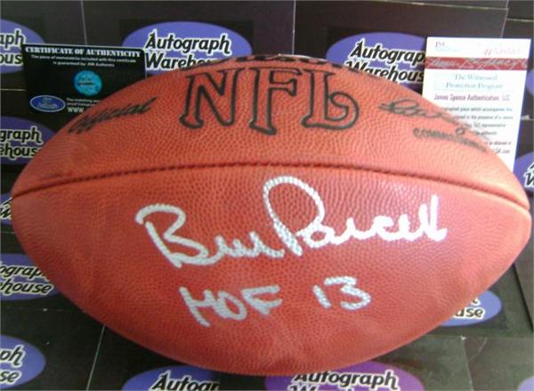 Inscribed Hof 13 New York Giants Super Bowl Champion Coach Jsa Authentication Bill Parcells ed Football