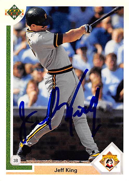 Warehouse  Pittsburgh Pirates Ft 1991 Upper Deck No. 687 Jeff King ed Baseball Card
