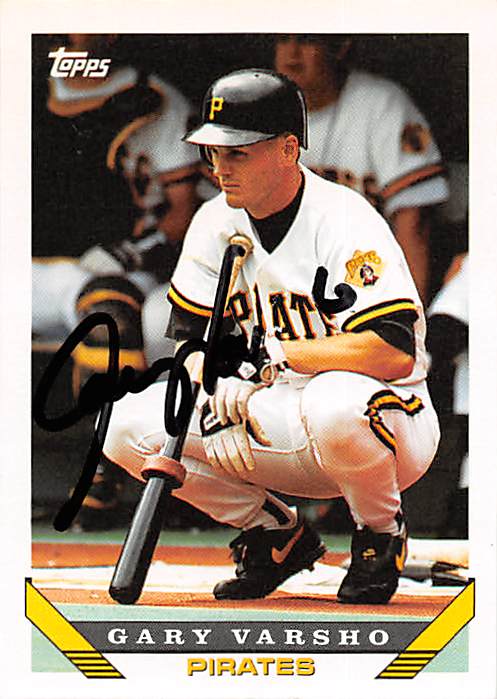 Pittsburgh Pirates Ft 1993 Topps No. 326 Gary Varsho ed Baseball Card