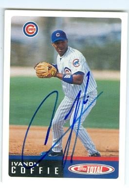 Chicago Cubs 2002 Topps Total No. 164 Ivan Coffie ed Baseball Card