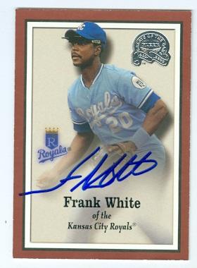 223459 Kansas City Royals 2000 Fleer Greats of The Game No. 25 Frank White ed Baseball Card