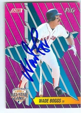 223532 Boston Red Sox 1992 Score No.  4 All Star Game Edition Wade Boggs ed Baseball Card