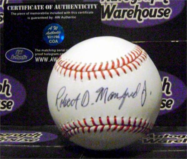 223861 Omlb Major League Commisioner Sc Robert Manfred ed Baseball