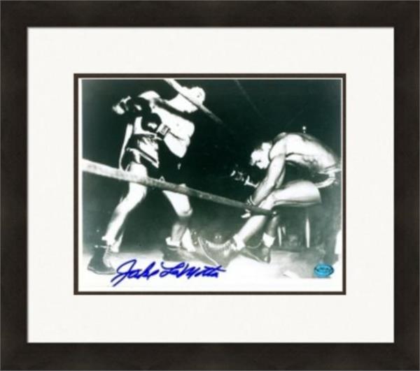 Boxing Legend Aka The Raging Bull Image No. 3 Matted & Framed Jake Lamotta ed 8 x 10 in. Photo