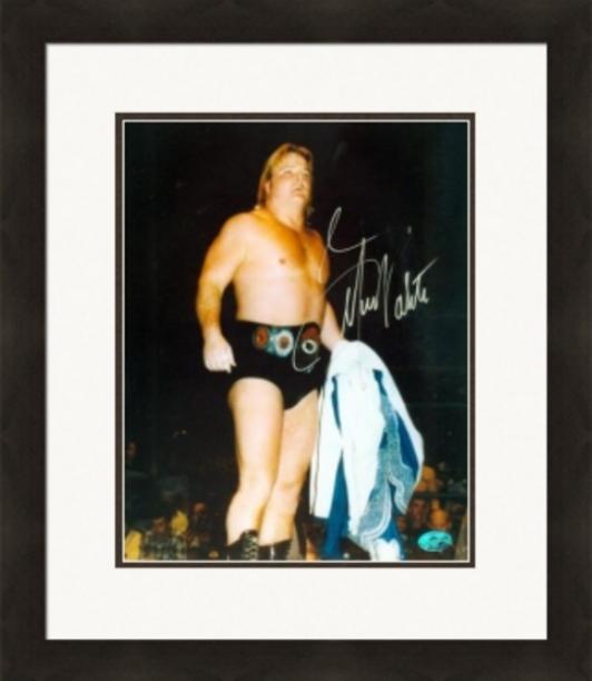The Hammer Wrestling Image No. 2 Matted & Framed Greg Valentine ed 8 x 10 in. Photo