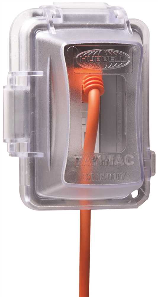 MM420C Taymac Extra Duty Non Metallic Standard Single Gang in Use Weatherproof Cover- Clear