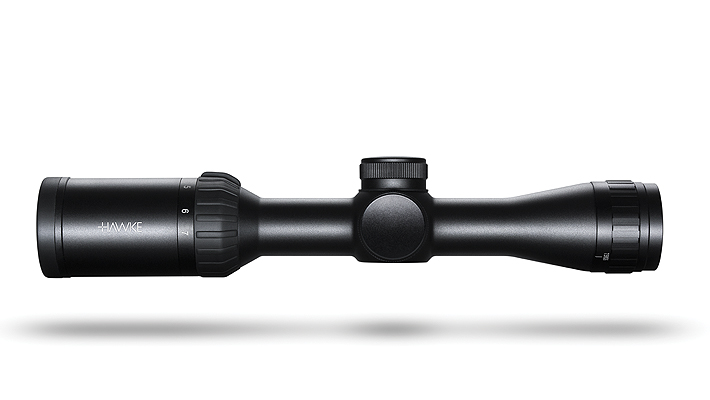 Hawke Sport Optics 13100 2 - 7 x 32 mm Airmax AO Scope with AMX Ranging Duplex Reticle- Black