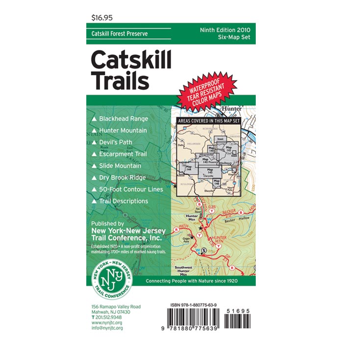Picture of Ny-Nj Trail Conference 103405 Catskill Trails Map