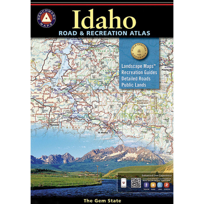 Picture of Benchmark 104224 Idaho Road & Recreation Atlas Guide Book