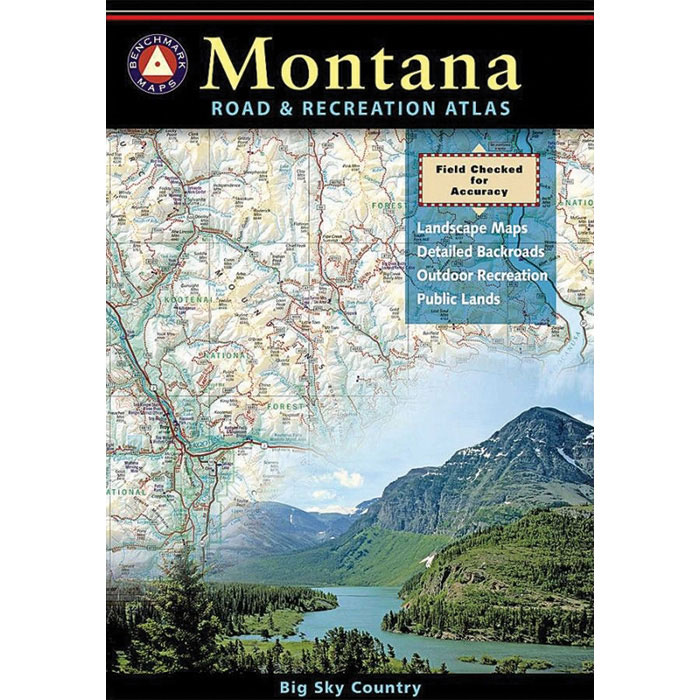 104225 Montana Road & Recreation Atlas Book