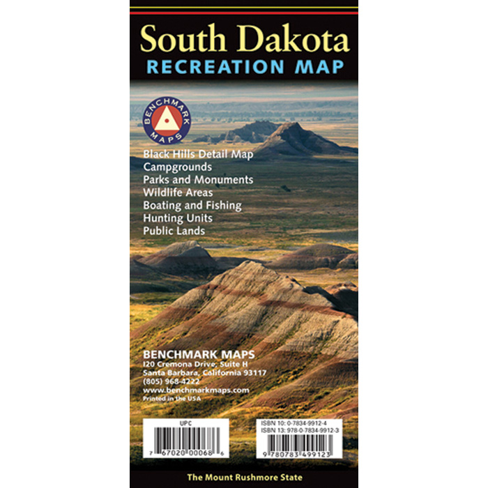 104244 South Dakota Recreation Map