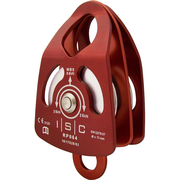 Medium Double Prussik Pulley - Red 13mm