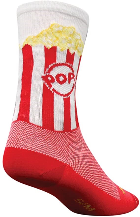 Popcorn 6 in. Crew Socks - Small & Medium