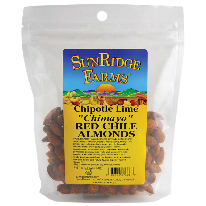 Picture of Sunridge Farms 533070 Chipolte&#44; Lime & Red Chile Almonds