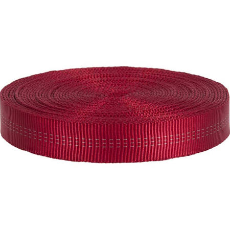 30 ft. 1 in. Tubular Webbing- Red