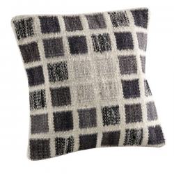 Picture of MAT The Basics CUSDOOWGY242400 Dominico White & Grey Square Cushions&#44; 24 x 24 in.