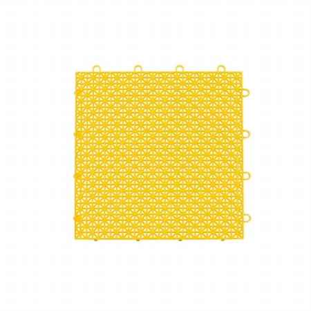 Picture of Master Mark Plastics 23509 12 x 12 in. Armadillo Bright Yellow Polypropylene Interlocking Multi Purpose Floor Tile&#44; Pack of 9