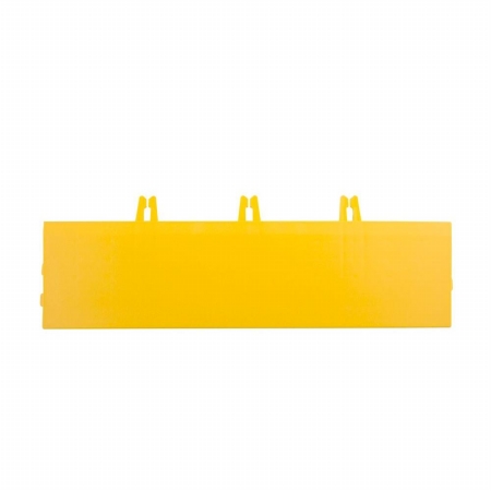 Picture of Master Mark Plastics 23504 12 in. Armadillo Tile Bright Yellow Polypropylene Interlocking Bevels&#44; Pack of 4
