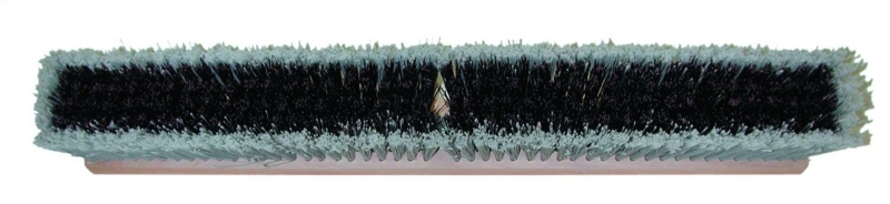 24 in. Brown Plastic & Silver Flagged Tip Floor Bru