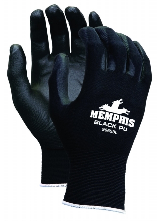 MCR 127-9669S Nylon Knitted Glove- 13 Ga- Black - Small