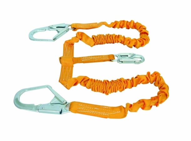 Miller By Honeywell 493-T5122SS-Z7-6FTAF 6 ft. Stretch Tubular Shock-Absorbing Lanyards -  ORS NASCO, 493-T5122SS-Z7/6FTAF