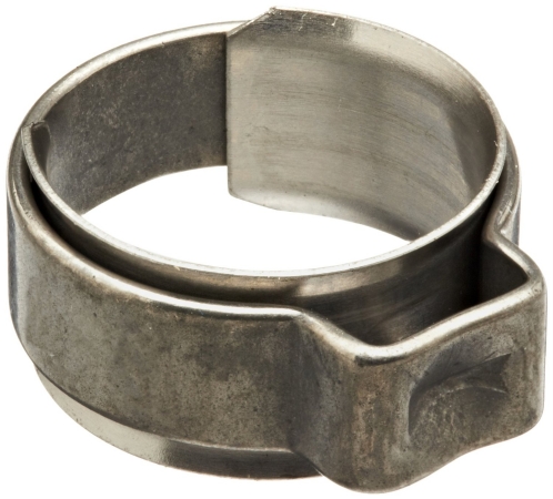 320-15400024 Stainless Steel Hose Clamp With Insert- 12.3Rer 1Ear