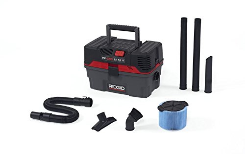 Ridgid 632-50318 Wet & Dry Vacuum, Red - 4.5 Gallon