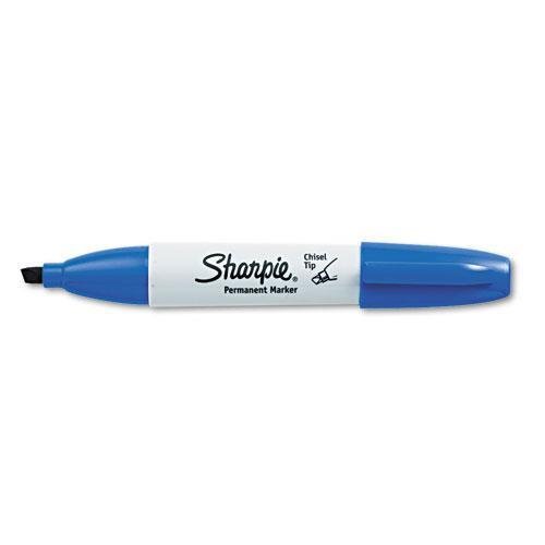Picture of Sanford 652-38203 Chisel Tip Sharpie Marker&#44; Blue