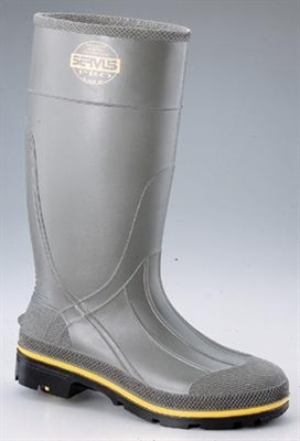 Picture of Servus 617-75105-9 Size 9&#44; PRO Gray 15 in. PVC Pull-On Knee Boots