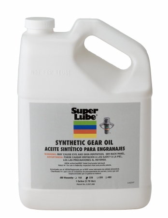 692-54201 1 Gallon- Synthetic Gear Oil ISO 220- Translucent -  Super Lube