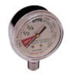 1424-0046 2.5 in. 400 Psig Brass Regulator Gauge