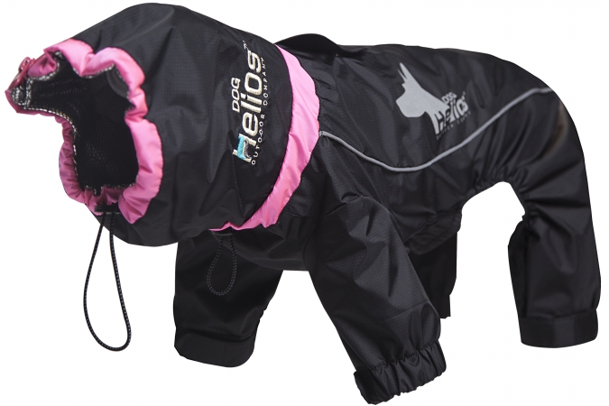 Picture of Command JKHL8BKXS Weather - King Ultimate Windproof Full Bodied Pet Jacket- Extra Small - Black
