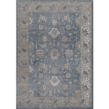 Rugs America 25612 Estelle Seafoam Ivory Runner Oriental Rug, 2 ft. 2 in. x 7 ft. 6 in.