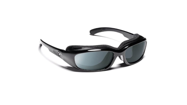 Picture of 7eye 160517 Churada Photochromic Day Night Eclypse Sunglasses- Glossy Black - Small & Medium