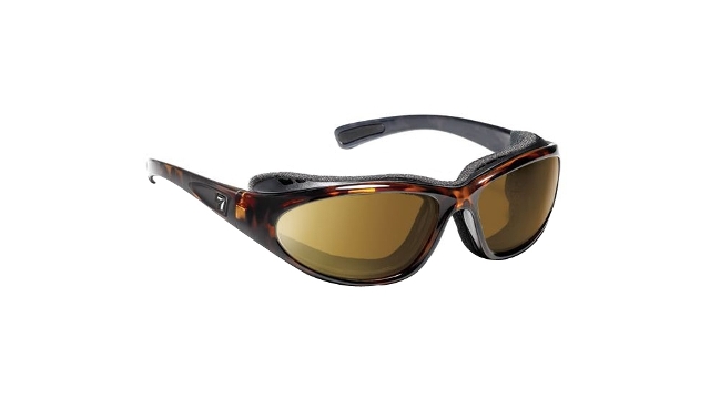 Picture of 7eye 140642 Bora Sharp View Copper Sunglasses- Dark Tortoise - Medium & Extra Large