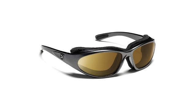 Picture of 7eye 140542 Bora Sharp View Copper Sunglasses&#44; Glossy Black - Medium & Extra Large
