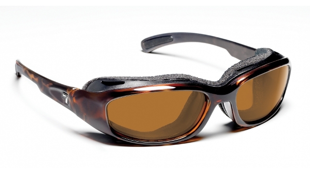 Picture of 7eye 160642 Churada Sharp View Copper Sunglasses- Dark Tortoise - Small & Medium