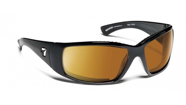 Taku Sharp View Copper Sunglasses- Glossy Black - Medium & Extra Large