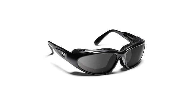 7eye 190542 Cape Sharp View Copper Sunglasses- Black - Small & Large