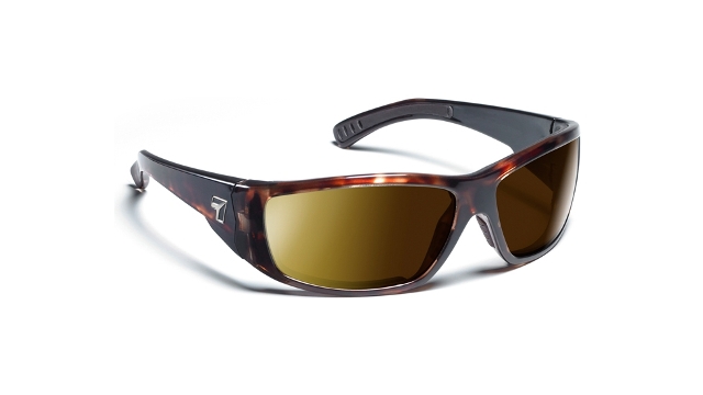 7eye 595542 Maestro Sharp View Copper Sunglasses- Black Tortoise - Medium & Large