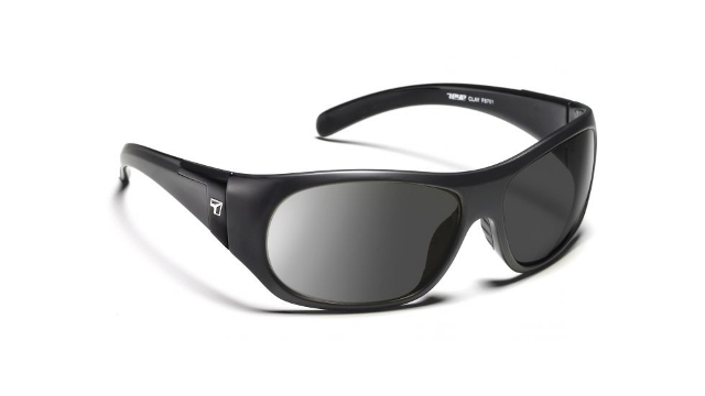 Picture of 7eye 870146 Clay Sharp View Gray Sunglasses- Matte Black - Small & Extra Large