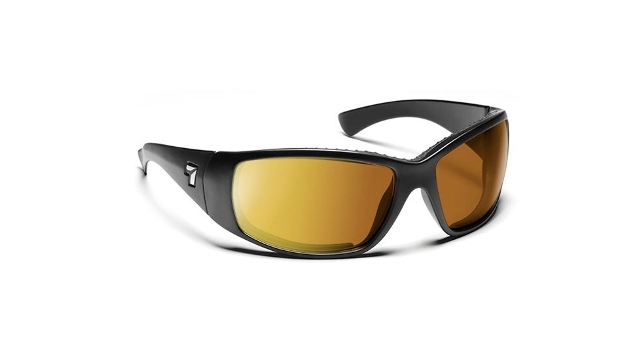 Taku Sharp View Polarized Copper Sunglasses- Matte Black - Medium & Extra Large