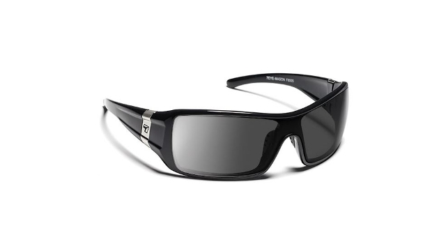 Picture of 7eye 850553 Mason Sharp View Polarized Gray Sunglasses- Glossy Black - Small & Large
