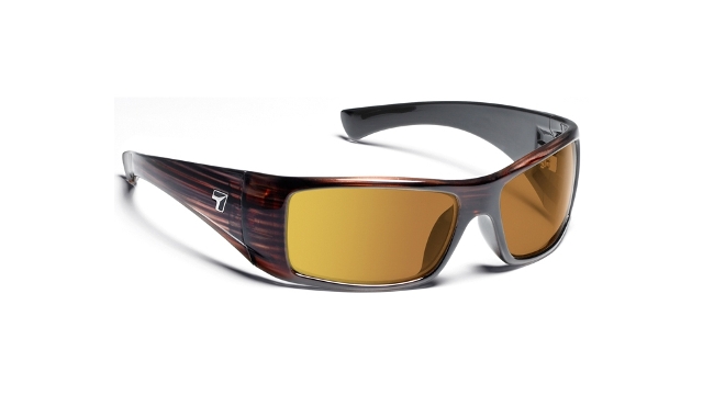 Picture of 7eye 810654 Shaun Sharp View Polarized Copper Sunglasses- Dark Tortoise - Small & Medium