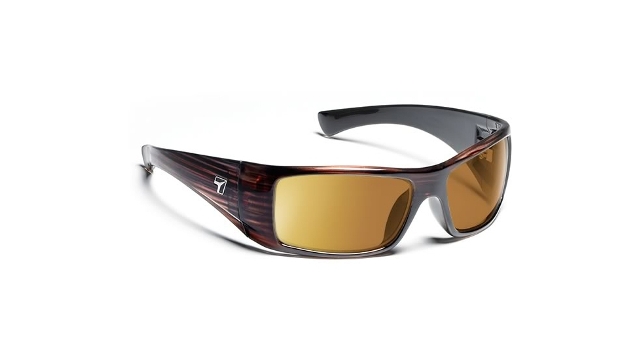 Picture of 7eye 815254 Shaun Sharp View Polarized Copper Sunglasses- Mahogany - Small & Medium