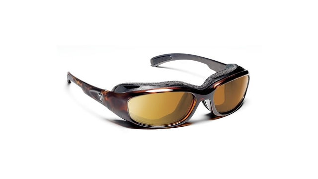 Picture of 7eye 160653 Churada Sharp View Polarized Gray Sunglasses&#44; Dark Tortoise - Small & Medium