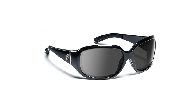 7eye 580540 Mistral Sharp View Clear Sunglasses, Black & Glossy Black - Small & Large
