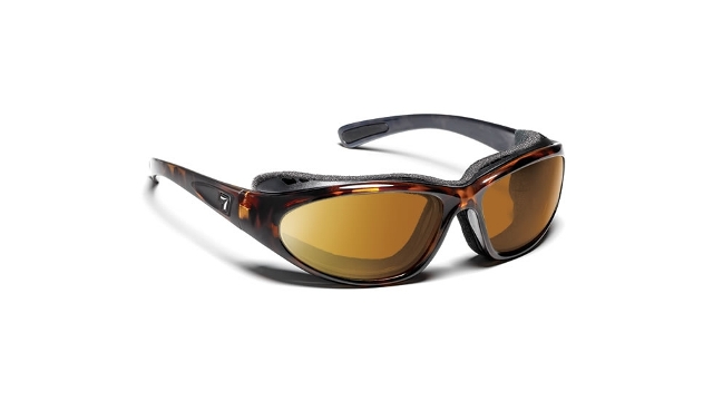 Picture of 7eye 140654 Bora Sharp View Polarized Copper Sunglasses- Dark Tortoise - Medium & Extra Large