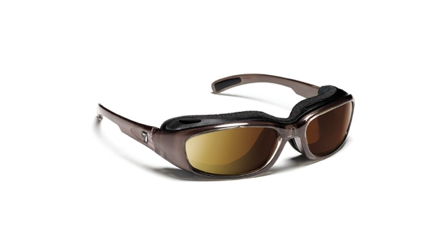7eye 164454 Churada Sharp View Polarized Copper Sunglasses- Brown - Small & Medium