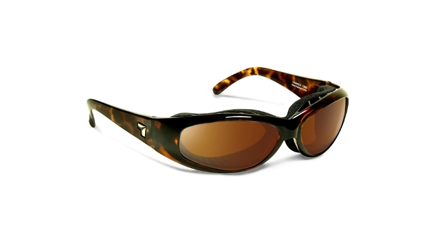 7eye  Chubasco Sharp View Copper Sunglasses, Dark Tortoise - Small & Large